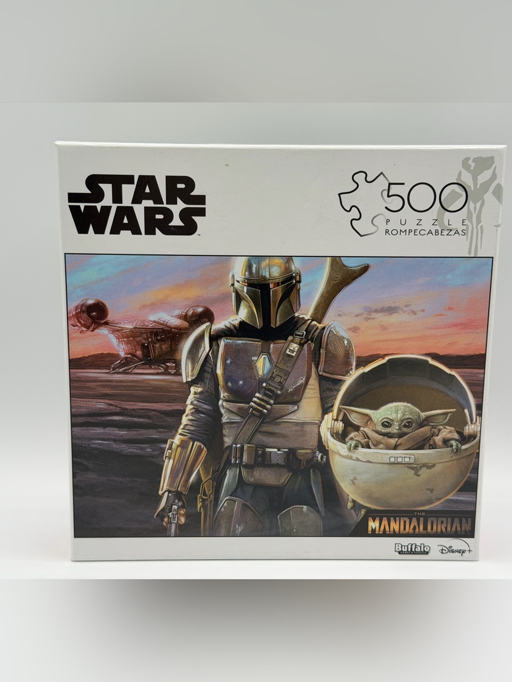Star Wars The Mandalorian 500 Piece Puzzle Buffalo Games Puzzle - Brand New